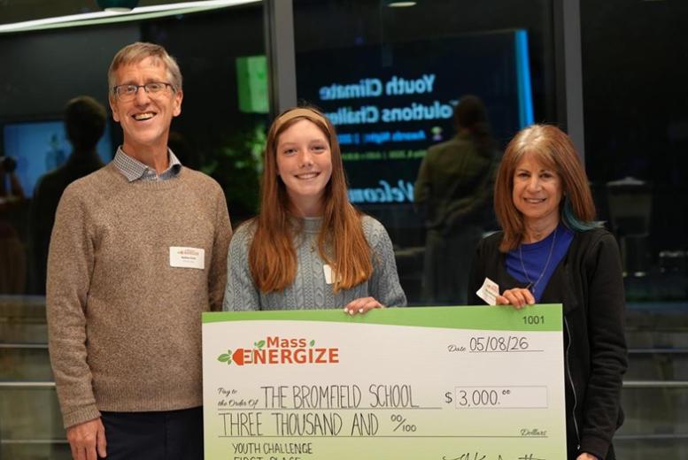 Featured image for “Bromfield team awarded first place in MassEnergize Climate Solutions Challenge”